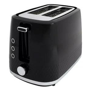 Cookworks Textures Selcey 2 Slice Toaster - Black