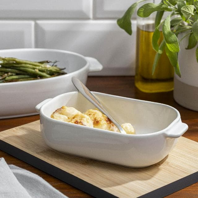 Habitat 21cm Riko Small Porcelain Rectangular Roaster - gallery image 2