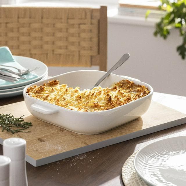 Habitat 29cm Riko Large Porcelain Square Roaster - gallery image 5