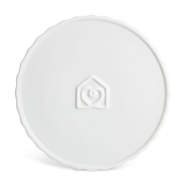 Habitat 24cm Riko Non Stick Porcelain Pie Dish - Cream - gallery image 3