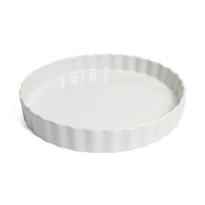 Habitat 24cm Riko Non Stick Porcelain Pie Dish - Cream