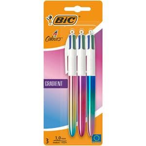 Bic 4 Colour Gradient 3pk