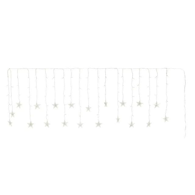 Sainsbury's Home Warm White Star Shaped Christmas Curtain Lights - gallery image 4