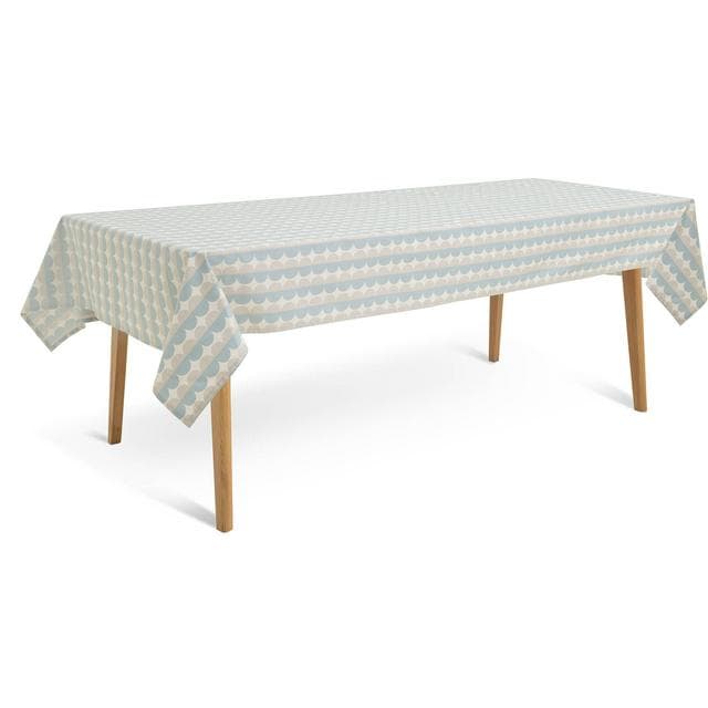 Habitat Block Print Wipe Clean Table Cloth - gallery image 1