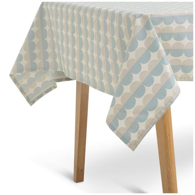 Habitat Block Print Wipe Clean Table Cloth - gallery image 2