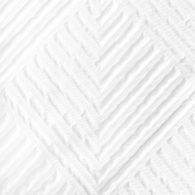 Sainsbury's Home Textured Embossed Bedding Set - White - gallery image 4