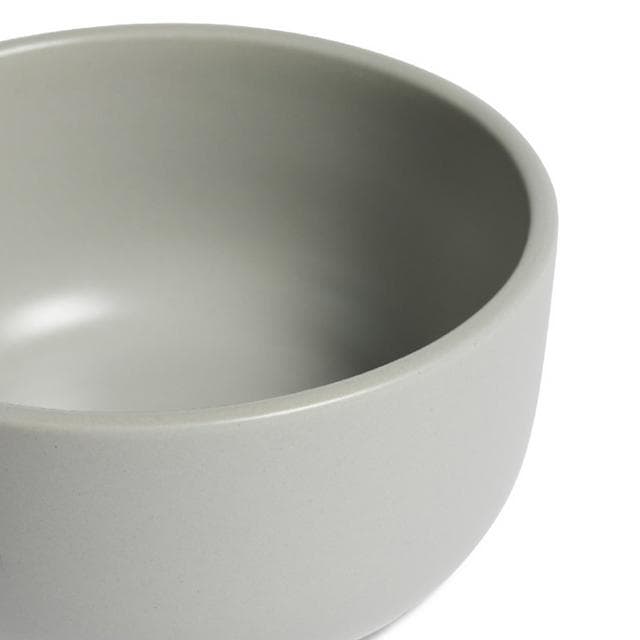 Habitat Matte Nibble Bowl - Grey - gallery image 2