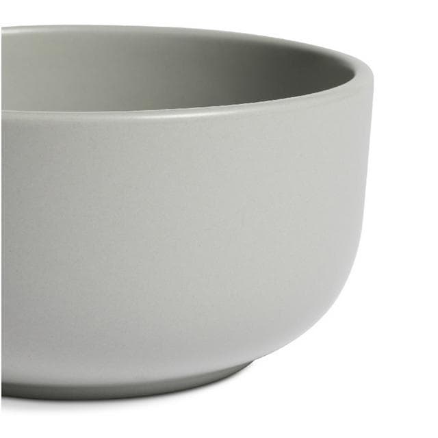Habitat Matte Nibble Bowl - Grey - gallery image 3