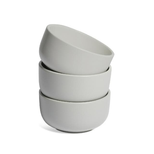 Habitat Matte Nibble Bowl - Grey - gallery image 4
