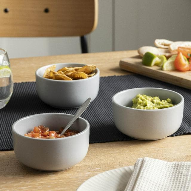 Habitat Matte Nibble Bowl - Grey - gallery image 5