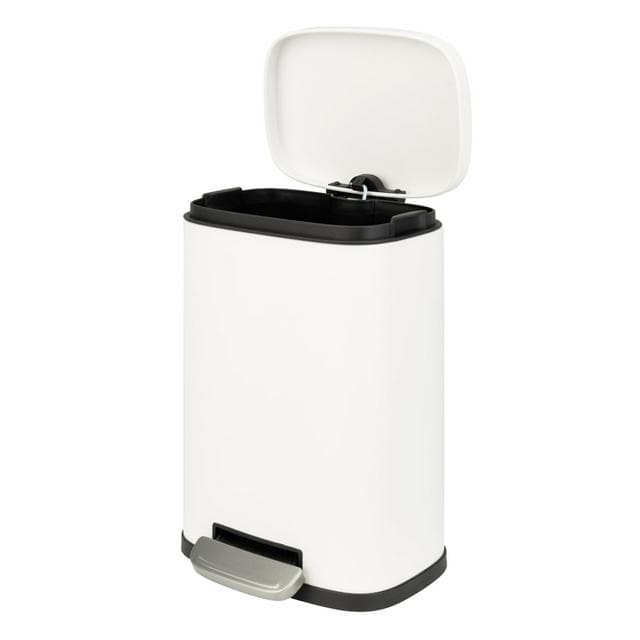 Sainsbury's Home Rectangular Bathroom Pedal Bin - White - gallery image 3