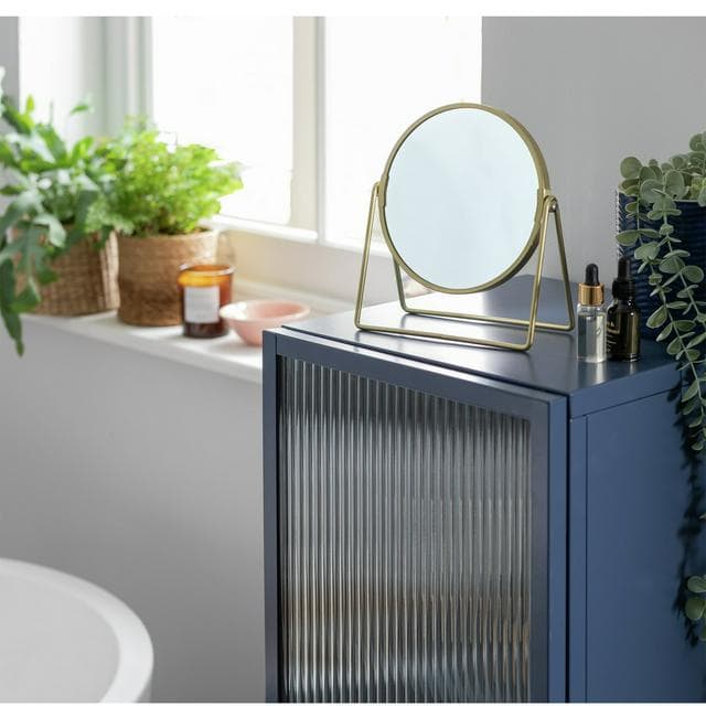 Sainsbury's Home Gold Metal Swivel Mirror - gallery image 1
