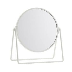 Sainsbury's Home White Metal Round Swivel Mirror - 21x19cm