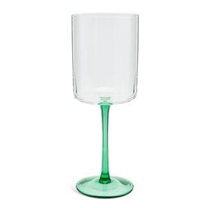 Habitat Coloured Stem Wine Glass Green