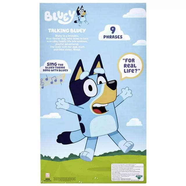 Bluey's S5 Talking Plush Bluey - gallery image 5
