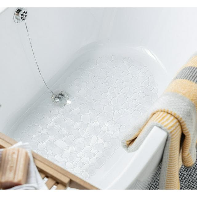 Sainsbury's Home Pebbles Bath Mat Clear - gallery image 4