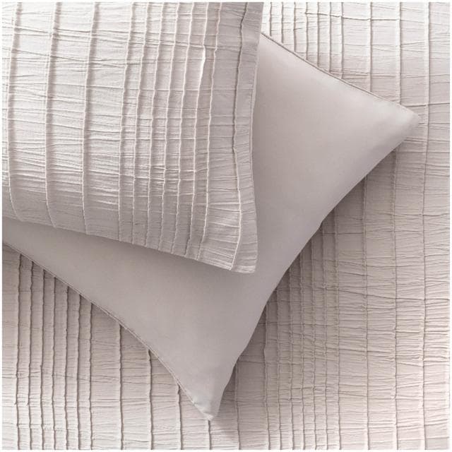 Sainsbury's Home Crinkle Taupe Bedding Set - gallery image 5