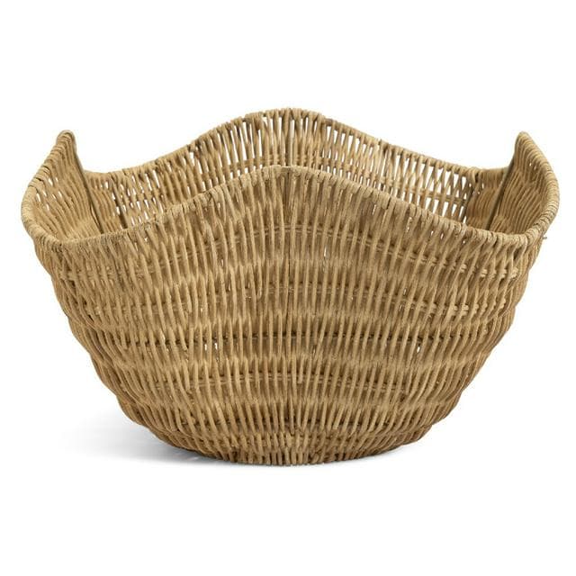 Habitat Rattan Wave Basket - gallery image 1