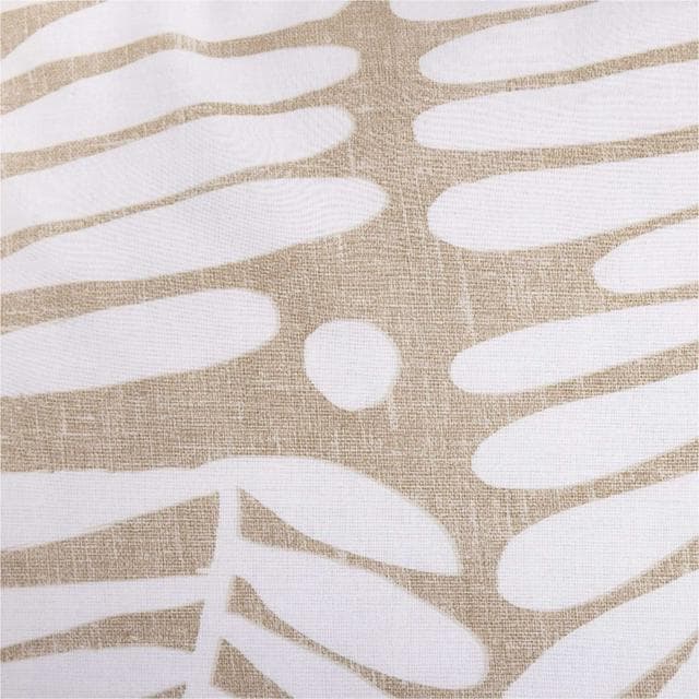 Habitat Cotton Paper Cut Leaf Bedding Set - Brown - gallery image 4