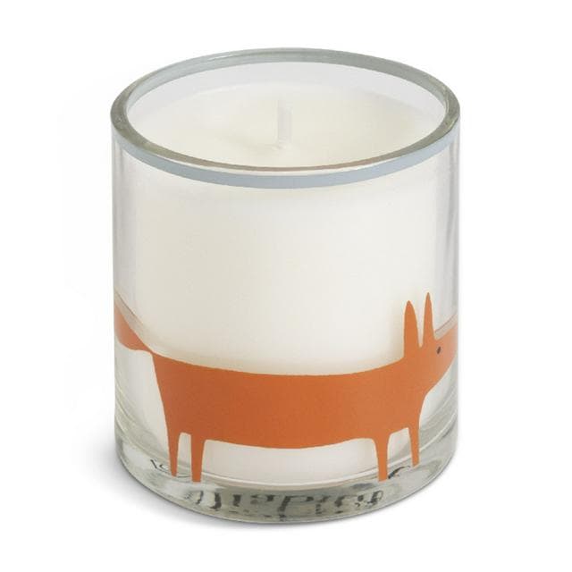 Habitat x Scion Family Mr Fox Candle Glass Blue - gallery image 1