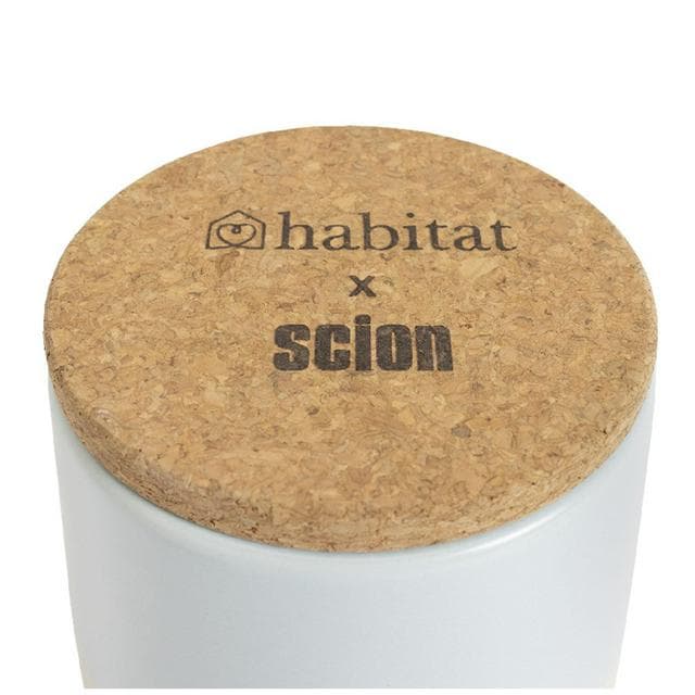 Habitat x Scion Family Mr Fox Ceramic Candle Blue - gallery image 3