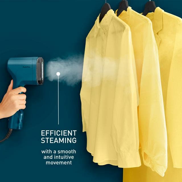 Tefal Pure POP DT2020 Handheld Garment Steamer - Alpine Blue - gallery image 2