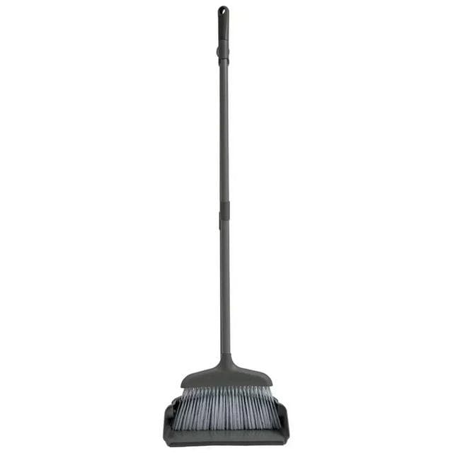 Sainsbury's Home Recycled Long Handle Dustpan & Brush - Grey - gallery image 1