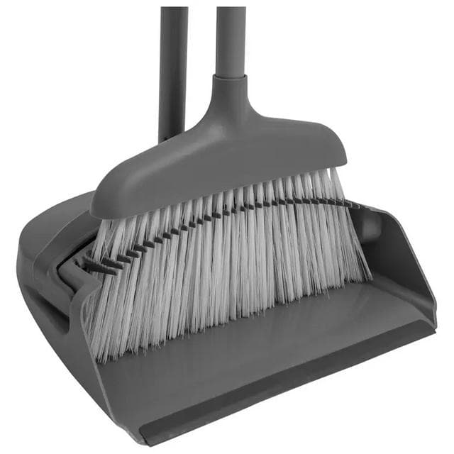 Sainsbury's Home Recycled Long Handle Dustpan & Brush - Grey - gallery image 3