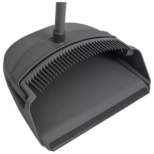 Sainsbury's Home Recycled Long Handle Dustpan & Brush - Grey - gallery image 4