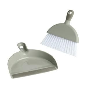 Sainsbury's Home Recycled Mini Dustpan & Brush - Grey