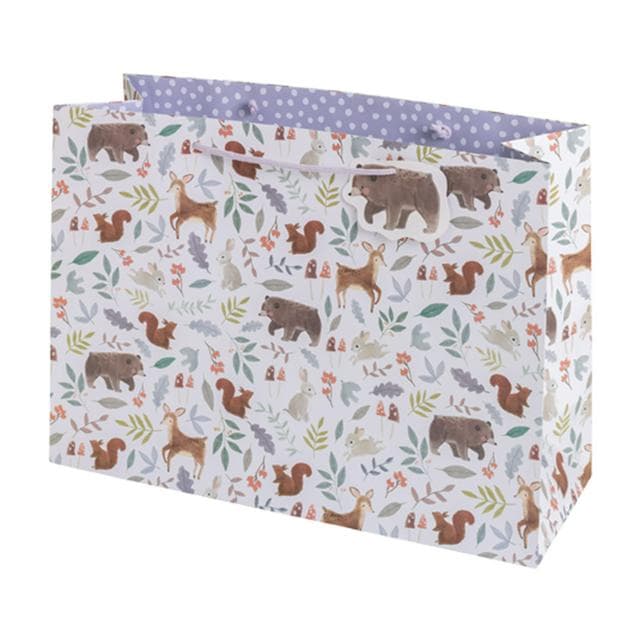 Sainsbury's Woodland Animals Extra Large Present Gift Bag Birthday Celebration - gallery image 1