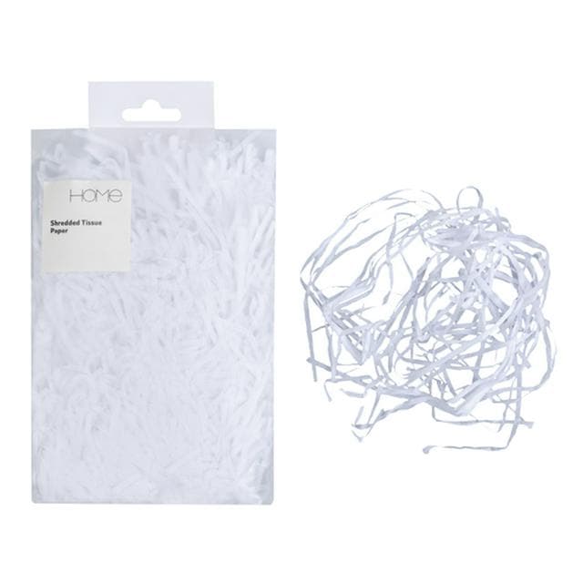 Sainsbury's White Shredded Wrap Present Tissue Paper - gallery image 1
