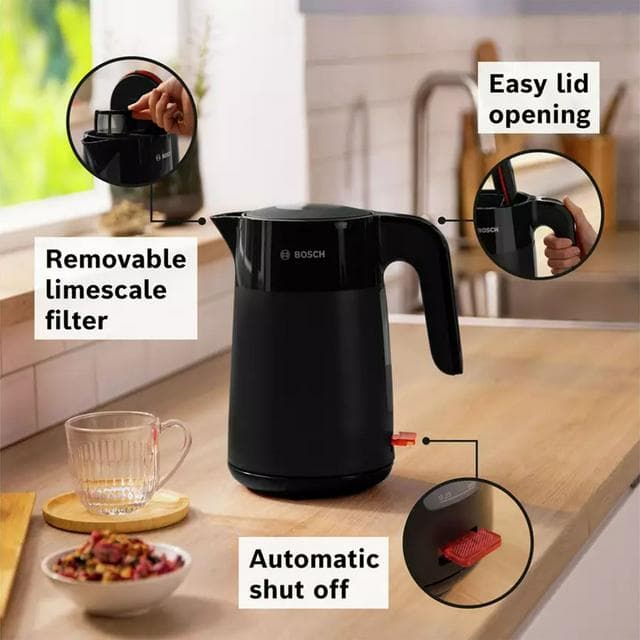 Bosch TWK2M163GB MyMoment Excite Black Kettle - gallery image 2