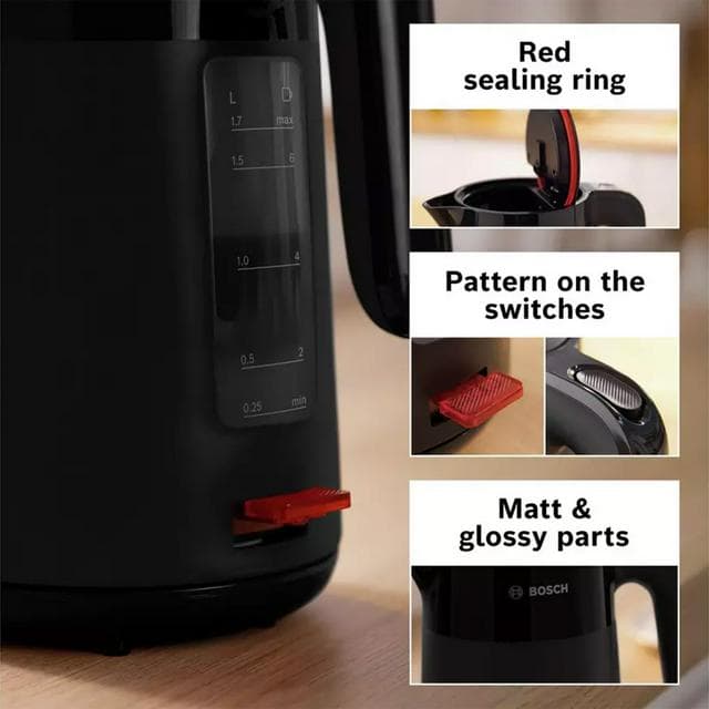 Bosch TWK2M163GB MyMoment Excite Black Kettle - gallery image 4