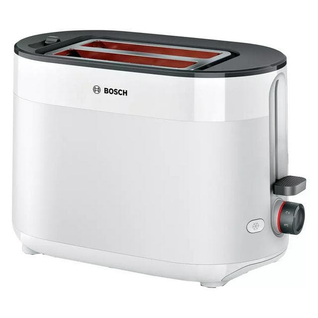 Bosch TAT2M121GB MyMoment Delight 2 Slice Toaster - White - gallery image 1