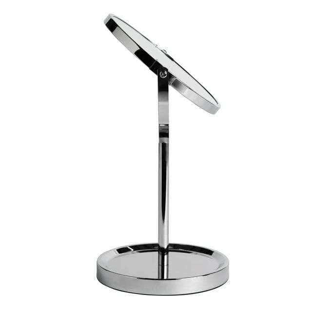 Sainsbury's Home Functional Round Pedestal Mirror with Tray-Chrome - gallery image 4