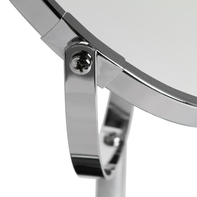 Sainsbury's Home Functional Round Pedestal Mirror with Tray-Chrome - gallery image 5