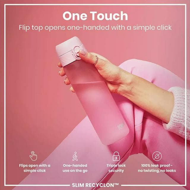 Ion8 Rose Pink Water Bottle - 500ml - gallery image 3