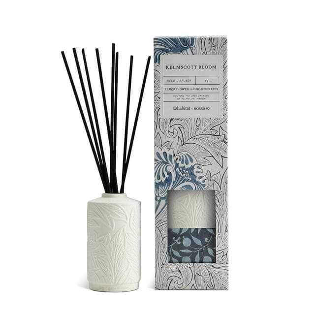 Habitat x Morris & Co. Willow & Cedarwood 90ml Diffuser - gallery image 1