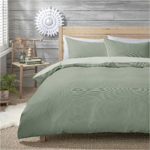 Habitat Cord Light Green Bedding Set - gallery image 1