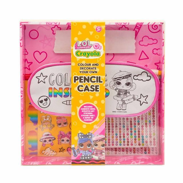 L.O.L. Surprise! Loves Crayola Surprise DIY Pencil Case Kit - gallery image 1