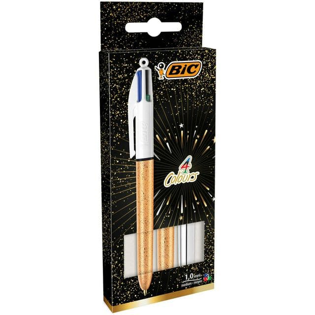 BIC 4 Colours Set of 3 Medium Point Ball Pens - gallery image 1