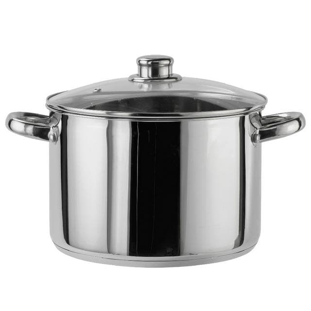 Sainsbury's Home 24cm Stainless Steel Stock Pot - gallery image 1