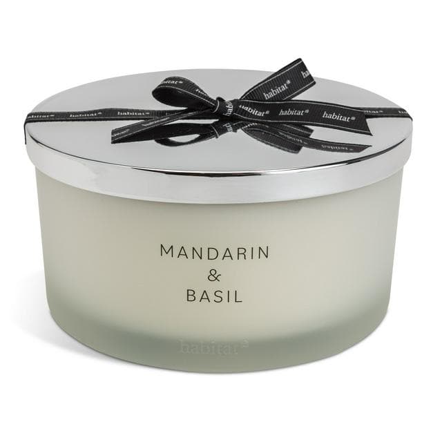 Habitat Luxe Mandarin & Basil XL Candle with Lid - gallery image 1