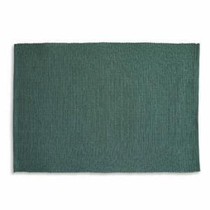 Habitat Pack of 2 Ribbed Placemats - Green