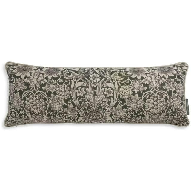 Habitat x Morris & Co. Sunflower Woodblock Bolster Cushion - gallery image 2