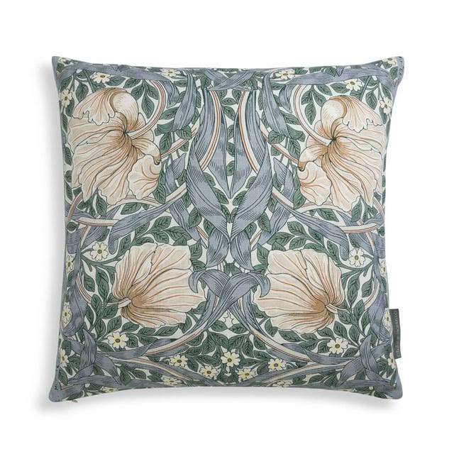 Habitat x Morris & Co. Pimpernel Cushion - Blue - 50x50cm - gallery image 1