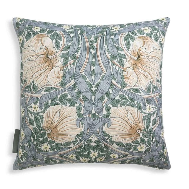Habitat x Morris & Co. Pimpernel Cushion - Blue - 50x50cm - gallery image 4