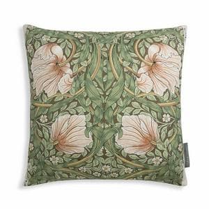 Habitat x Morris & Co. Pimpernel Cushion - Green - 50x50cm