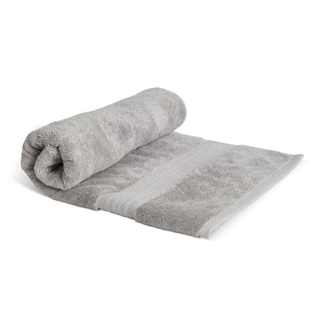 Habitat Egyptian 2 Pack Face Cloth - Silver - gallery image 3